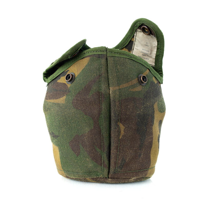 Dutch OD Canteen w/ Cup & Woodland Bag, , large image number 4